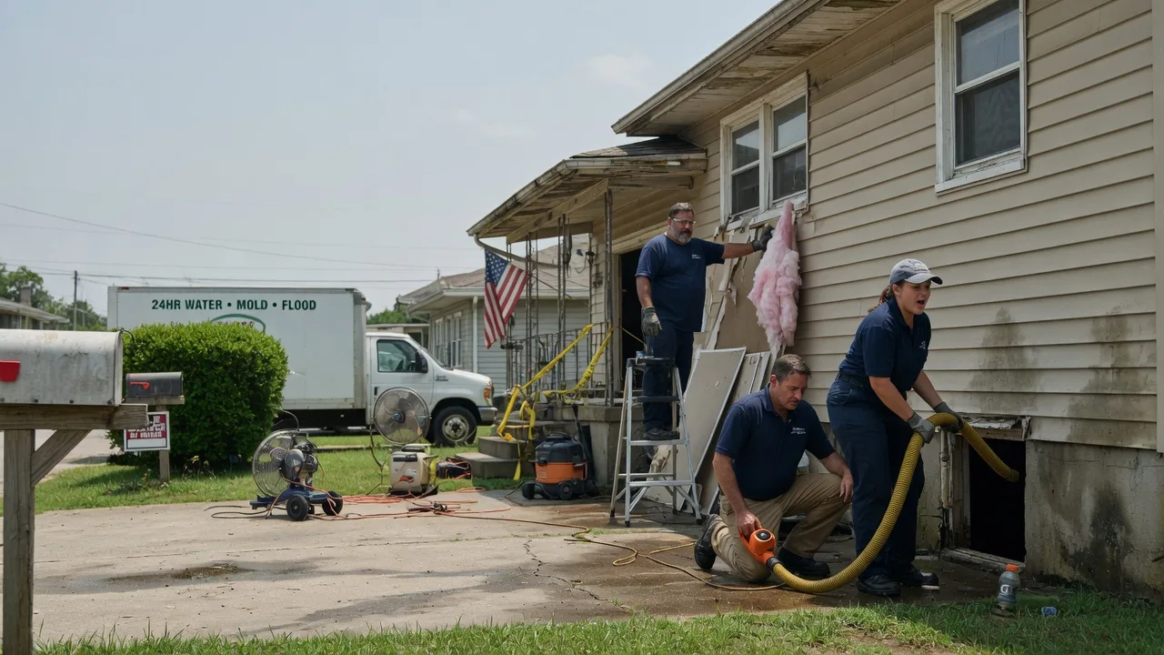 Water Damage Repair in Little Rock, MS near me